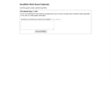 Tablet Screenshot of files.smallbits.com